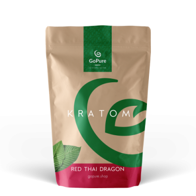 Kratom pouch, Gopure Red Thai Dragon